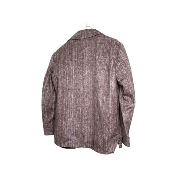 Vintage 60’s 70’s Style Lightweight Jacket Brown Fully Lined Size Medium - Picture 3 of 10